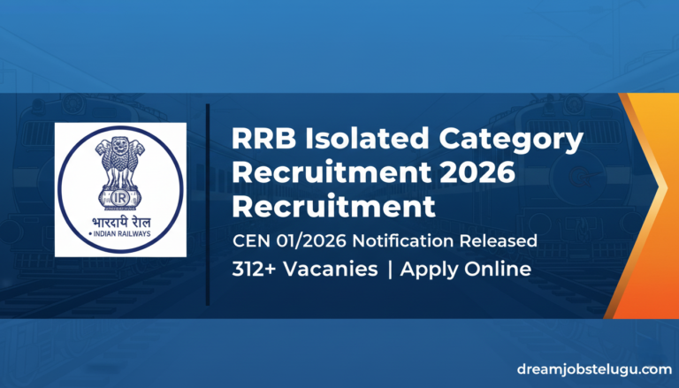 RRB Isolated Category Recruitment 2026 – Notification for 312 Lab Assistant & Various Posts