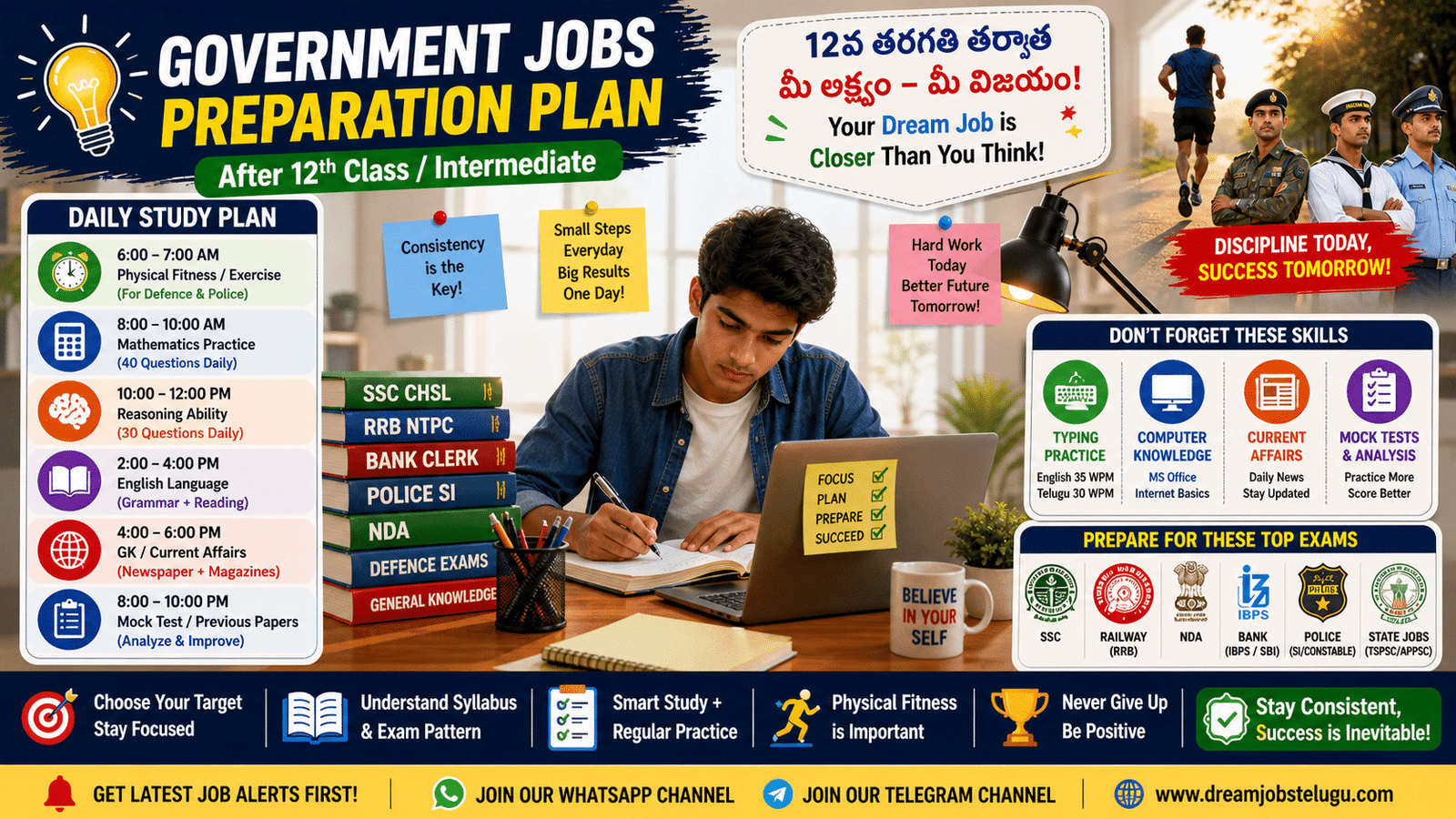 Government Jobs Preparation Plan