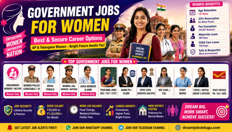 government jobs for women