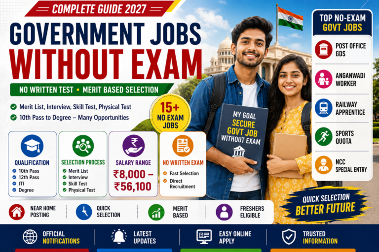 government jobs without exam
