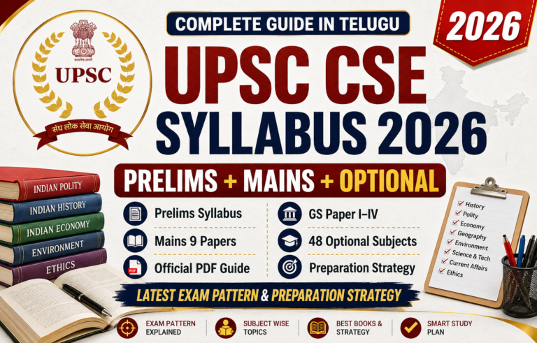 UPSC CSE Syllabus 2026 Complete Guide with 9 Papers