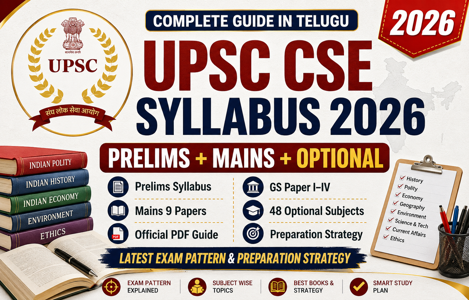 UPSC CSE Syllabus 2026 Complete Guide with 9 Papers