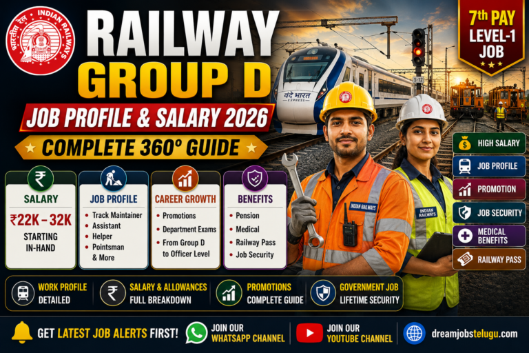 Railway Group D Job Profile & Salary 2026: Best Complete 360° Guide