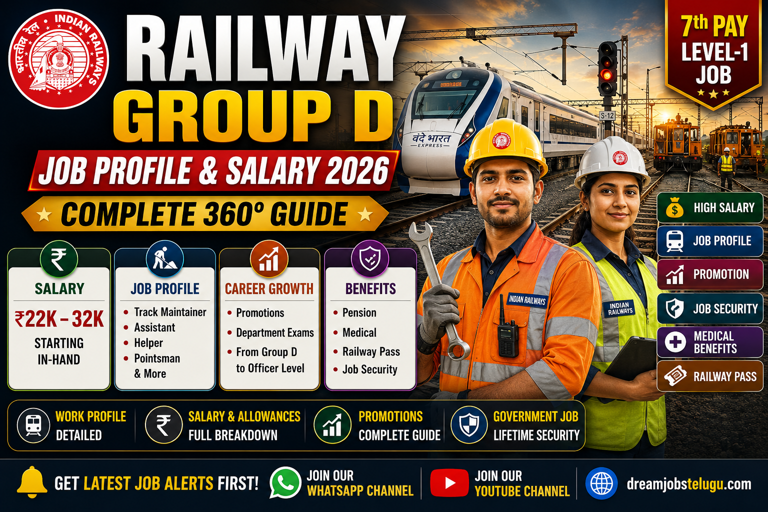 Railway Group D Job Profile & Salary 2026: Best Complete 360° Guide