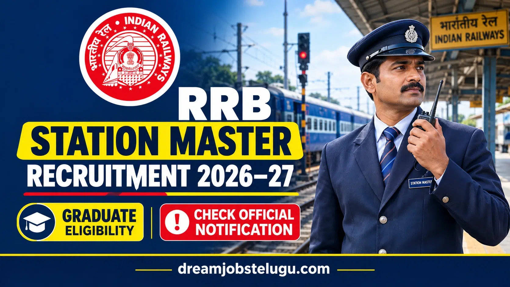RRB STATION MASTER RECRUITMENT 2026–27